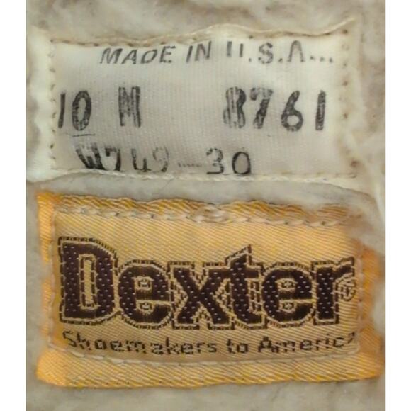 Vintage 80s Dexter Armortred Oil Resistant Ankle Boots Men 10 Zipper USA Made‎ main image 4